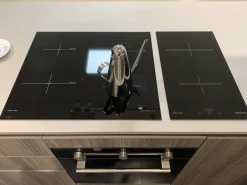 Outlet Cucina rovere chiaro moderna con penisola Ak project Cucine Con Penisola|Cucine Moderne