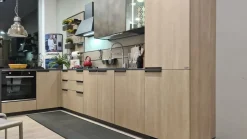 Cucina rovere chiaro moderna con penisola Mia a soli 9900 Euro Cucine Con Penisola|Cucine Moderne