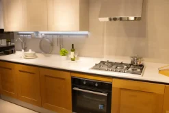 Veneta Cucine Cucina rovere chiaro moderna ad angolo Dialogo- Cucine Ad Angolo|Cucine Moderne