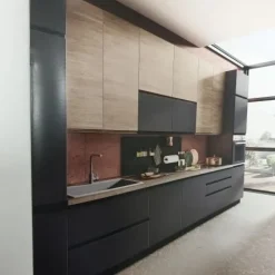 Cucina rovere chiaro moderna lineare New  kelly a soli 4600 Euro^Net Cucine
