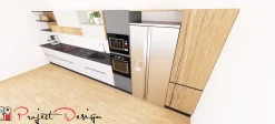 Sale Cucina rovere chiaro moderna lineare Sp22   in offerta Cucine Lineari|Cucine Moderne