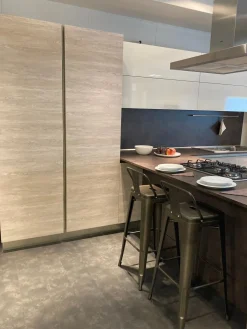 Arredo3 Cucina rovere chiaro moderna con penisola Cloe- Cucine Con Penisola|Cucine Moderne
