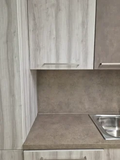 Artigianale Cucina rovere chiaro moderna lineare Brio a soli 5200 Euro- Cucine Lineari|Cucine Moderne