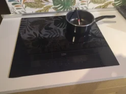 Cucina rovere chiaro moderna con penisola Ginevra in Offerta Outlet^Aran Sale