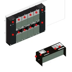 Cucina rovere moro moderna con isola Cucina con isola riga a soli 12000 Euro^Armony Clearance
