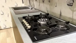 Cucina rovere moro moderna lineare Zen in Offerta Outlet^Mobilturi Hot