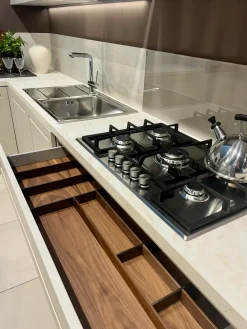 Hot Cucina classica ad angolo altri colori in laminato opaco Carattere Cucine Ad Angolo
