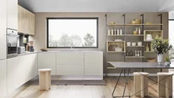 New Cucina Smart moderna bianca ad angolo con sconto del 50%. Cucine Ad Angolo|Cucine Moderne