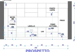 Arredo3 Cucina Sp22 di in Offerta Outlet -50%- Cucine Lineari|Cucine Design