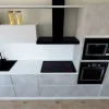 Astra Cucina Sp22 moderna grigia lineare scontata 55%- Cucine Lineari|Cucine Moderne