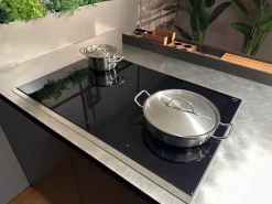 Arredo3 Cucina Time + asia moderna rovere moro con isola scontata 50%- Cucine Ad Isola|Cucine Moderne