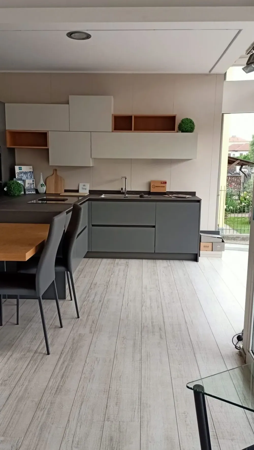 Arredo3 Cucina Time laccata opaco con penisola con un ribasso imperdibile- Cucine Con Penisola