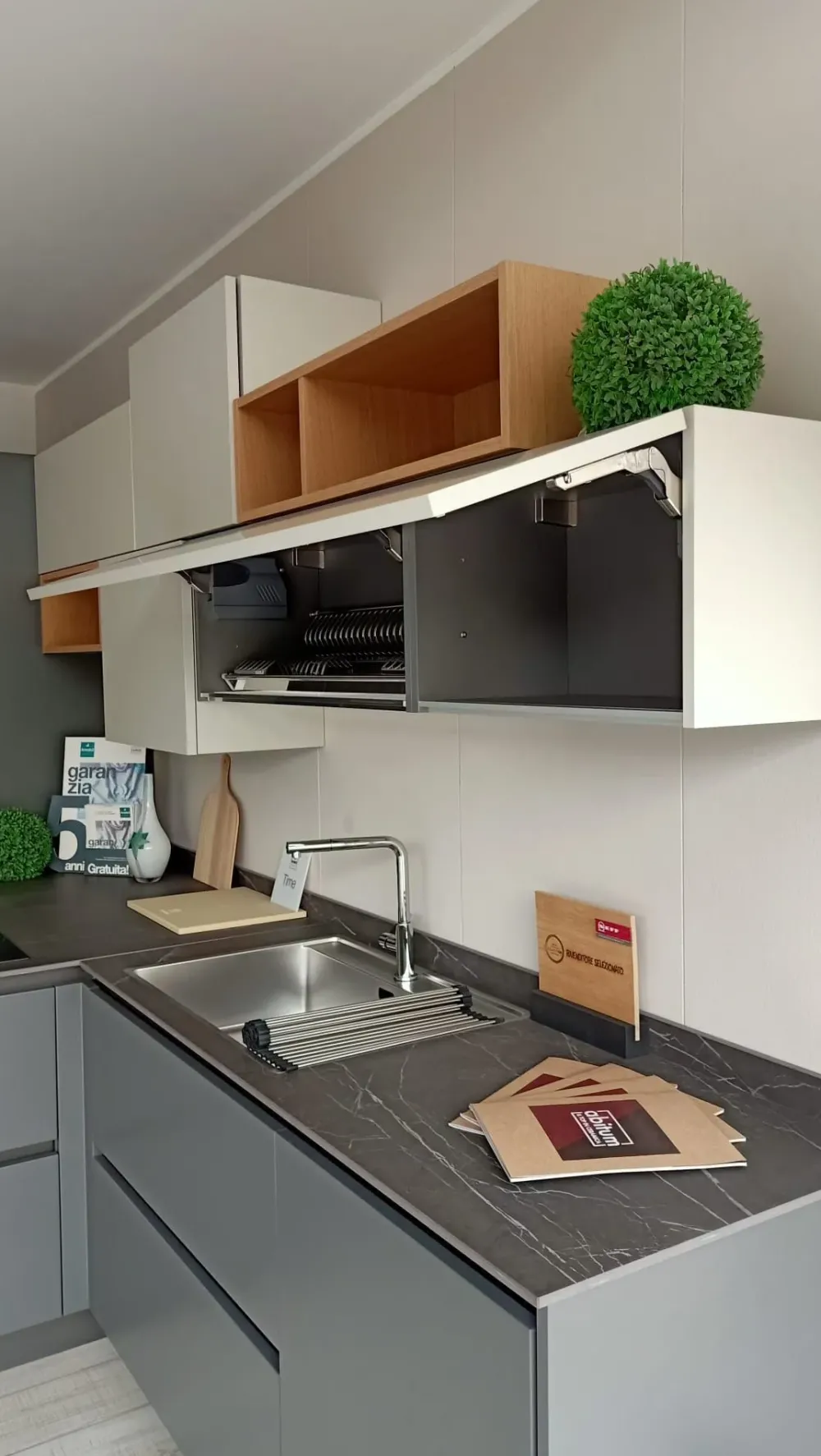 Arredo3 Cucina Time laccata opaco con penisola con un ribasso imperdibile- Cucine Con Penisola