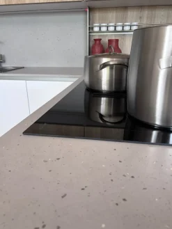 Gentili Group Cucina Time moderna bianca con penisola scontata 40%- Cucine Con Penisola|Cucine Moderne