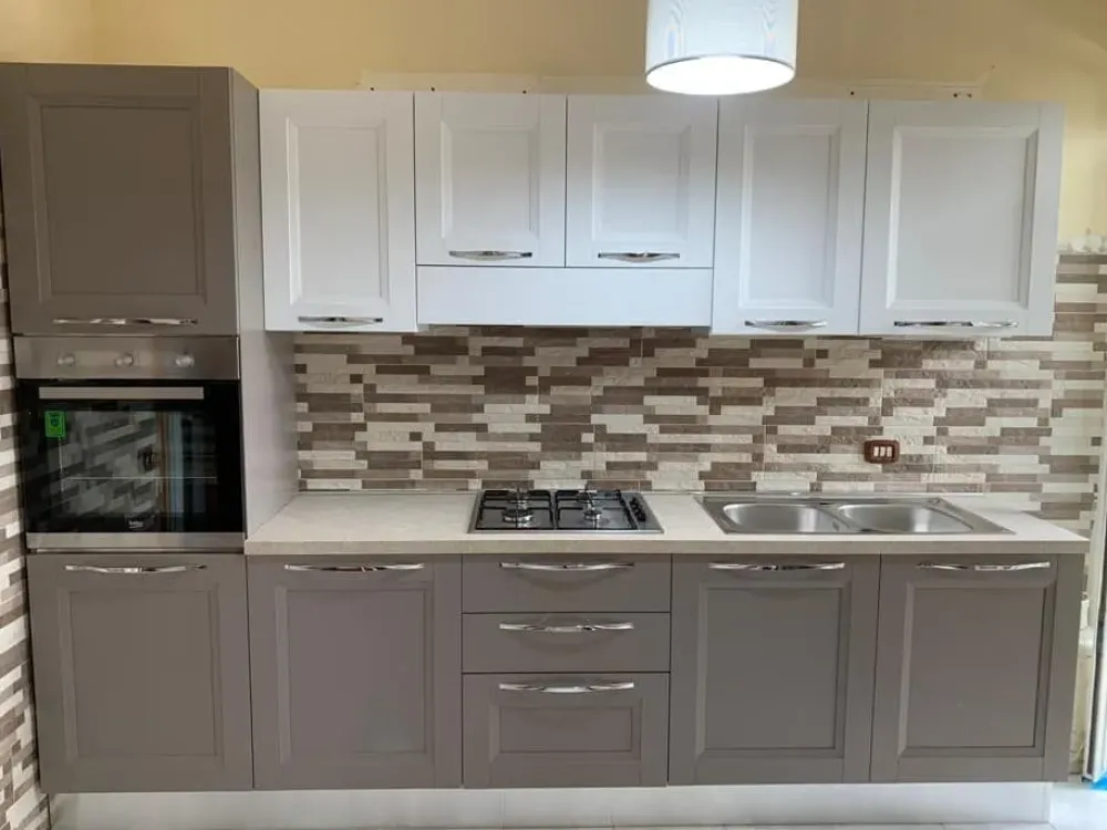 Aran Cucina tortora classica lineare Gioconda- Cucine Lineari