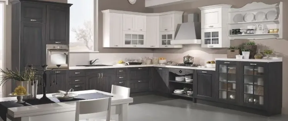 Cucina tortora classica lineare Aisha in offerta^Mobilturi Online