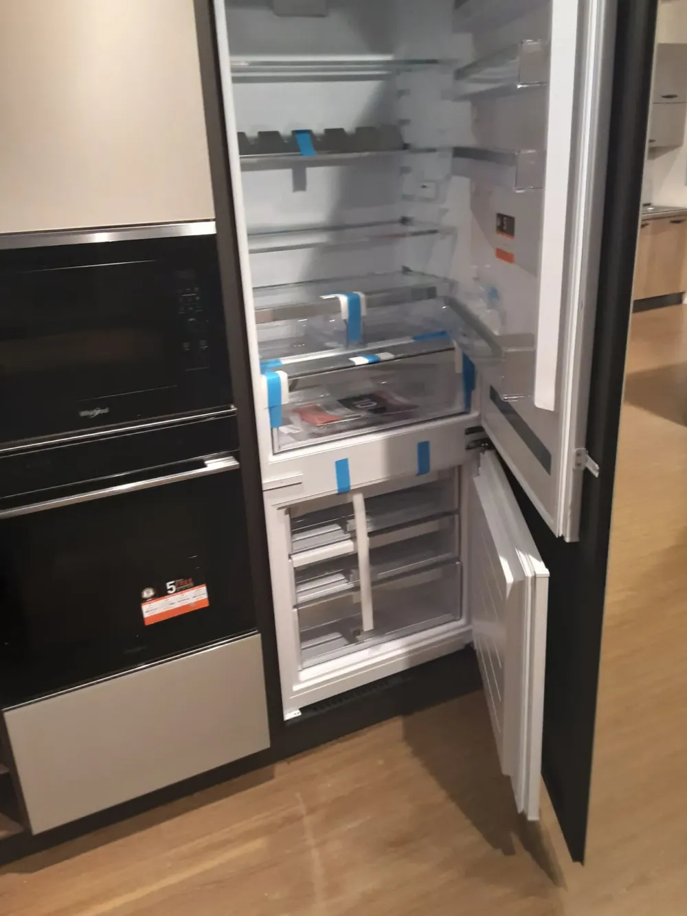 Cucina tortora design ad angolo Glass scontata^Arredo3 New