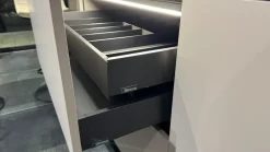 Binova Cucina tortora design con isola Bluna a soli 21900 Euro- Cucine Ad Isola|Cucine Design