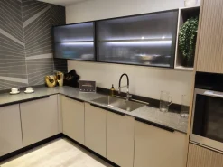 Online Cucina tortora design con penisola Tratto   scontata Cucine Con Penisola|Cucine Design