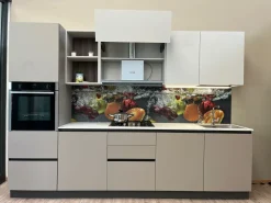 Online Cucina tortora design lineare Cucina ardue light brown scontata Cucine Lineari|Cucine Design