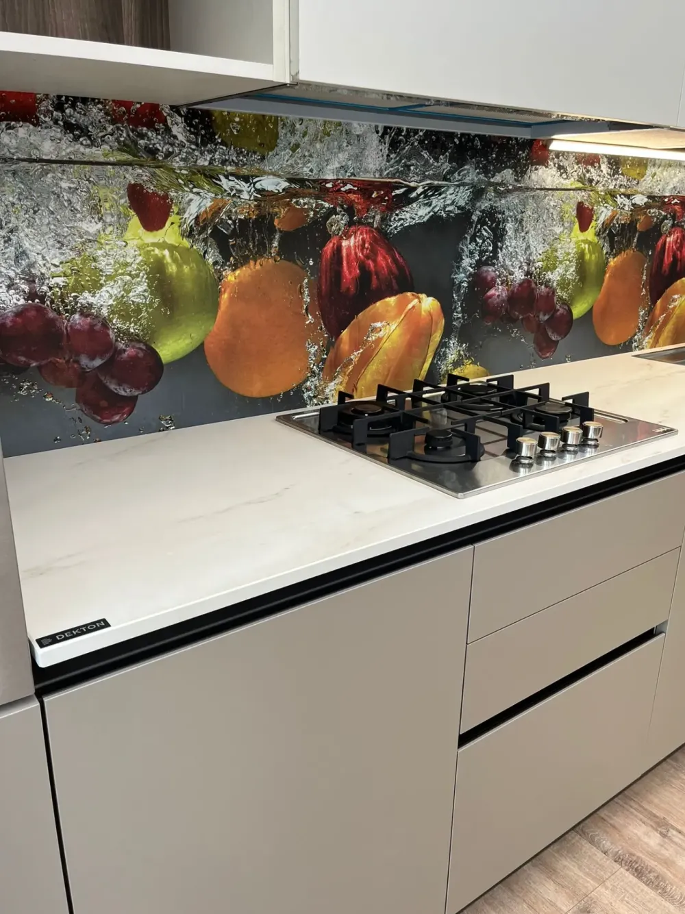 Online Cucina tortora design lineare Cucina ardue light brown scontata Cucine Lineari|Cucine Design