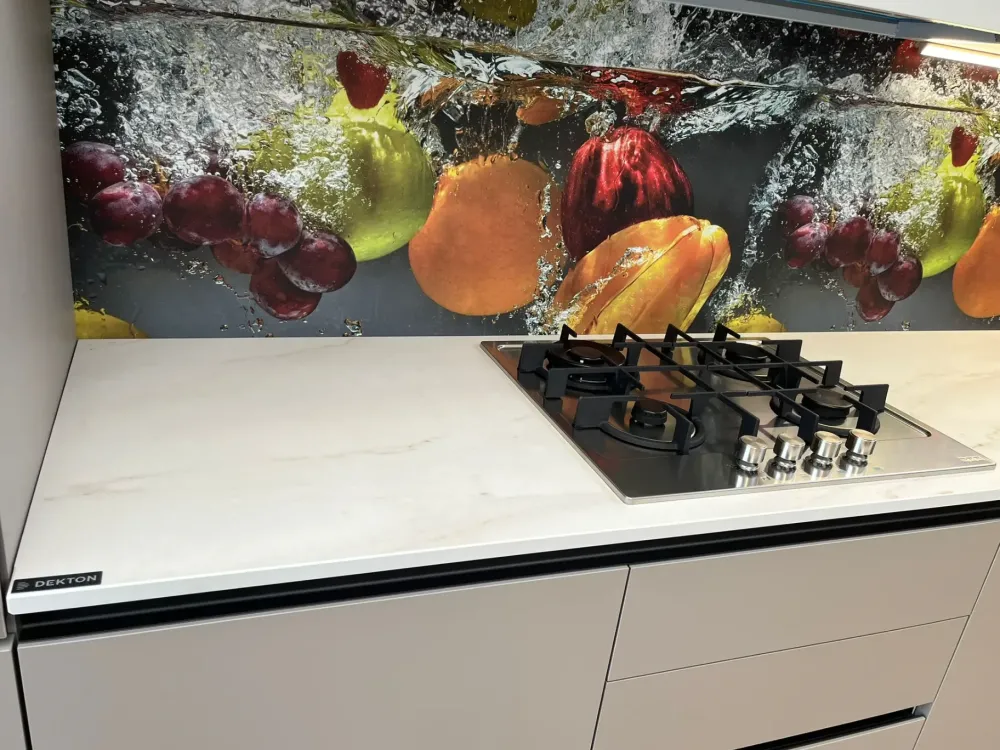 Online Cucina tortora design lineare Cucina ardue light brown scontata Cucine Lineari|Cucine Design