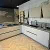 Cucina tortora moderna ad angolo Infinity scontata^Stosa Hot