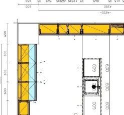Cucina tortora moderna con penisola Motus^Scavolini New