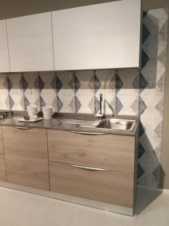 Ar-Due Cucina tortora moderna lineare Oriente- Cucine Lineari|Cucine Moderne