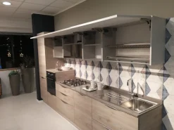 Ar-Due Cucina tortora moderna lineare Oriente- Cucine Lineari|Cucine Moderne