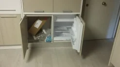 Cucina tortora moderna lineare Cucina monoblocco artica 125 in Offerta Outlet^Artigianale Hot