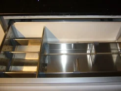 Cucina tortora moderna lineare Twin scontata^Del Tongo Hot