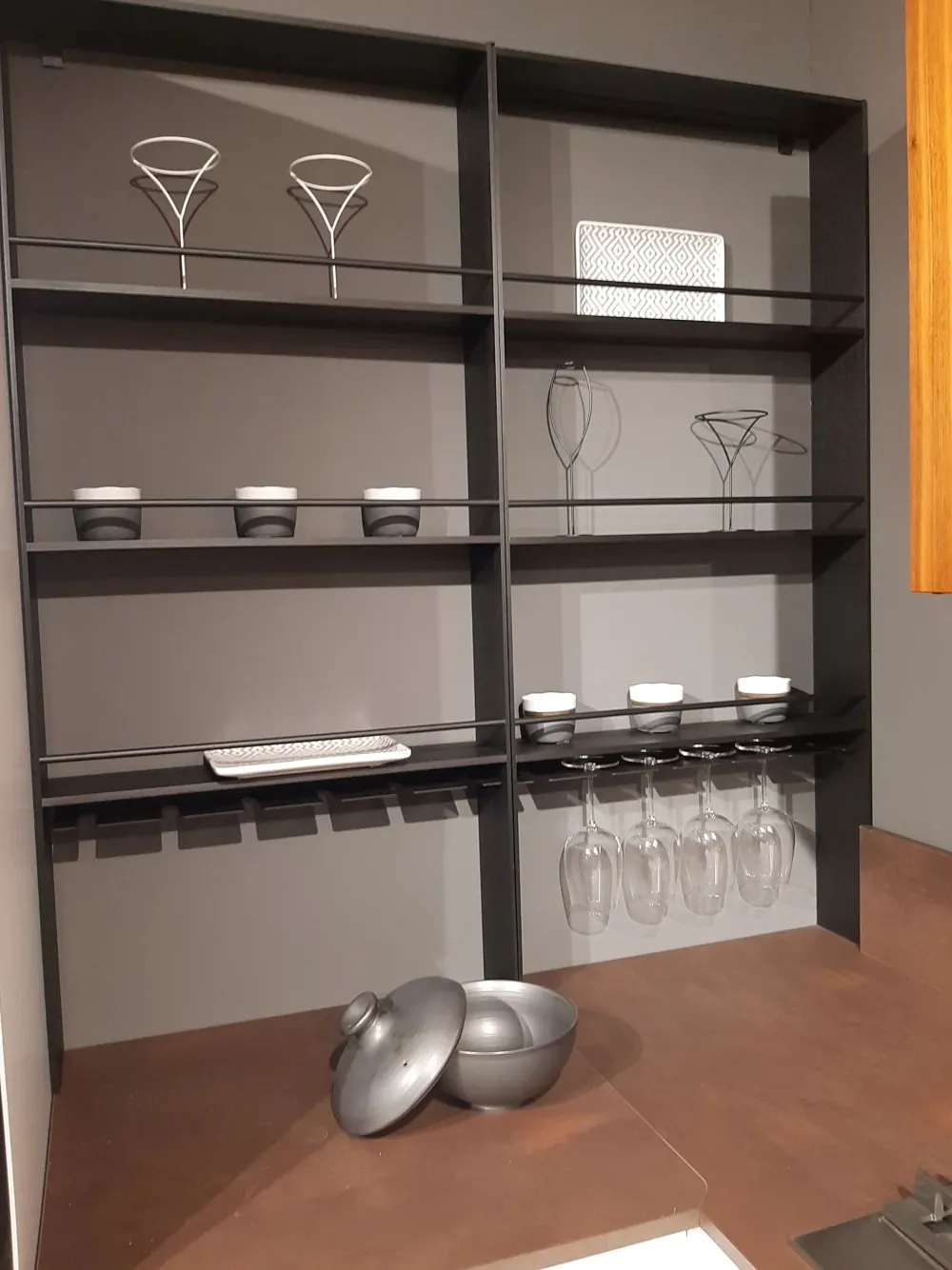 Cucina Traccia moderna bianca ad angolo scontata 45%^Febal New