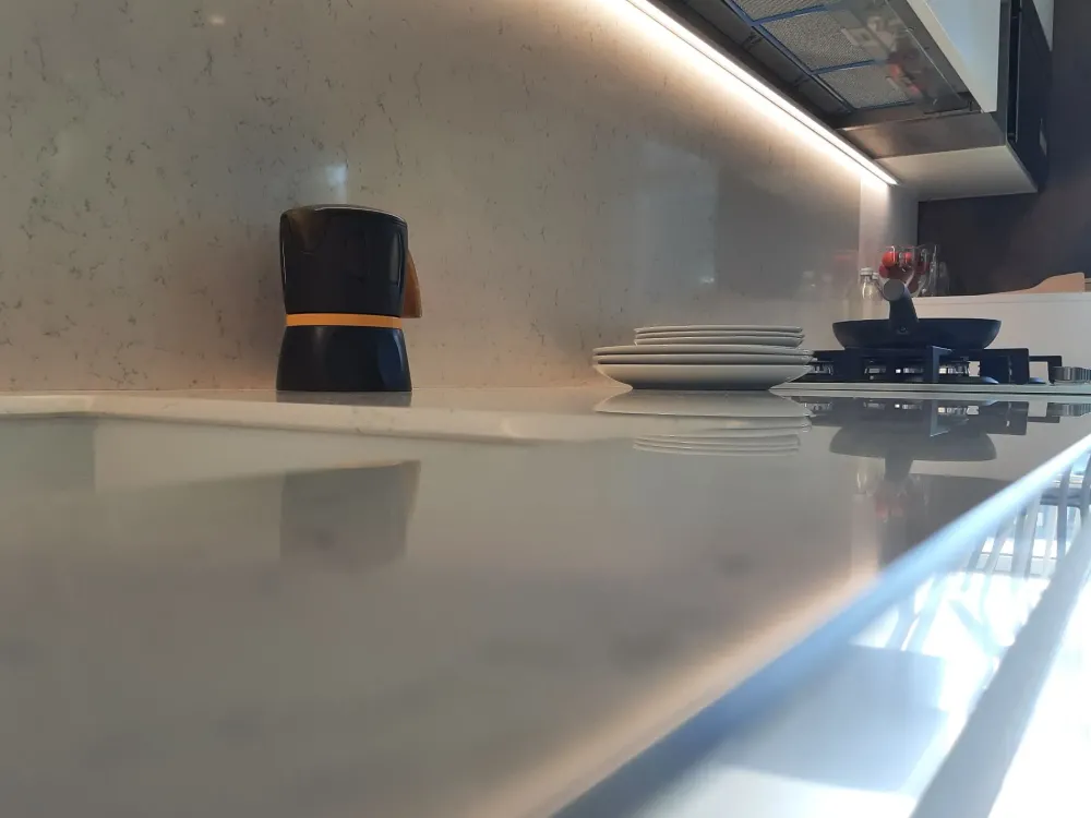 Veneta Cucine Cucina Start time j gesso OFFERTA OUTLET sconto 45%- Cucine Lineari|Cucine Moderne