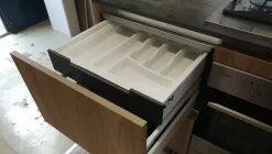 Sale Cucina Venezia moderna rovere chiaro ad angolo Cucine Ad Angolo|Cucine Moderne