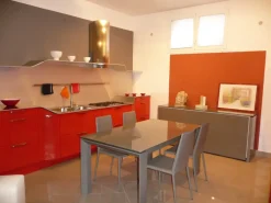 Snaidero Cucina Venus design rossa ad isola- Cucine Ad Isola|Cucine Design