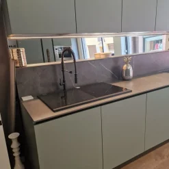 Essebi Cucina Verde di in offerta -34%- Cucine Lineari|Cucine Design