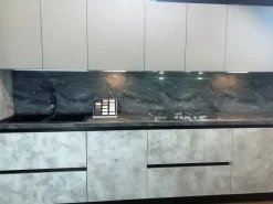 Outlet Cucina Voque moderna tortora ad angolo Cucine Ad Angolo|Cucine Moderne