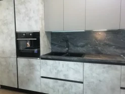 Outlet Cucina Voque moderna tortora ad angolo Cucine Ad Angolo|Cucine Moderne