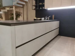Snaidero Cucina Way moderna grigio con penisola scontata 60%- Cucine Con Penisola|Cucine Moderne