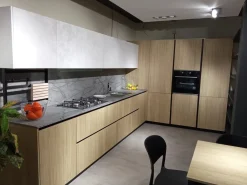 GM Cucine Cucina Xl rovere slavonia ad angolo con un ribasso imperdibile- Cucine Ad Angolo|Cucine Moderne