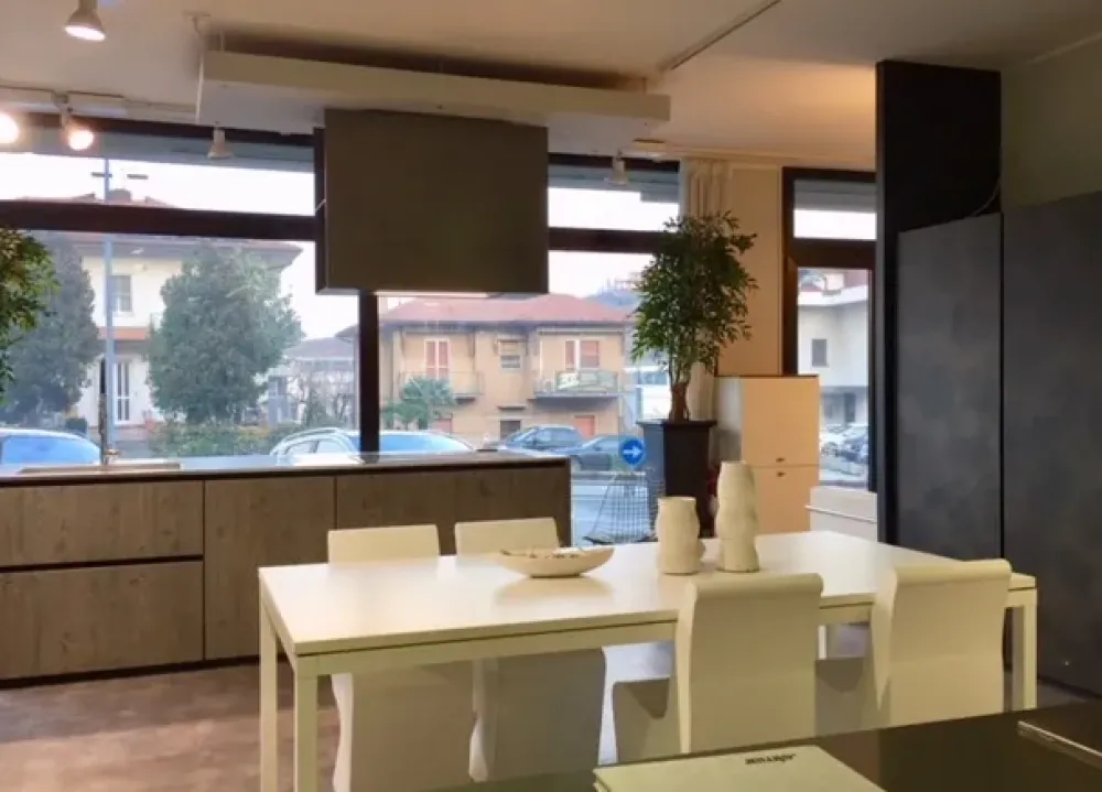 Cucina design ad isola altri colori in legno Line c - abete vecchio massello silver^Zampieri Cucine Best