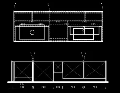 Cucina moderna ad isola altri colori in melaminico Segni^Zampieri Cucine Hot
