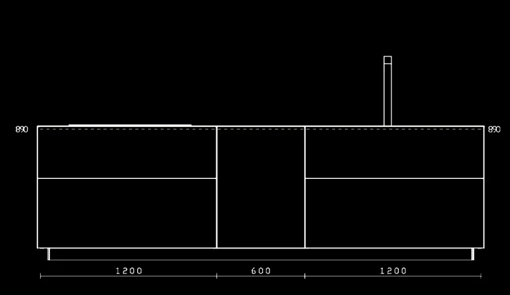 Cucina moderna ad isola altri colori in melaminico Segni^Zampieri Cucine Hot