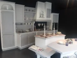 Zappalorto Cucina in muratura con isola grigia in legno Sogno di oggi- Cucine Ad Isola