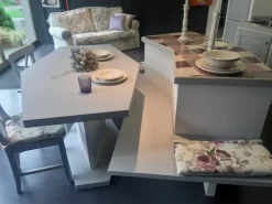 Zappalorto Cucina in muratura con isola grigia in legno Sogno di oggi- Cucine Ad Isola