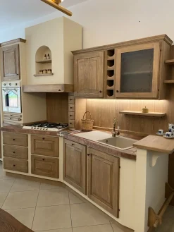 Sale CUCINA Paolina gianduia PREZZO OUTLET scontata 53% Cucine Lineari