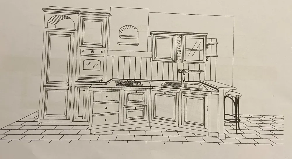 Sale CUCINA Paolina gianduia PREZZO OUTLET scontata 53% Cucine Lineari