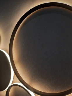 Da parete applique Ondaluce plafoniera pois oro  stile Moderna a prezzi outlet^O-Luce New