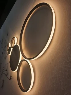 Da parete applique Ondaluce plafoniera pois oro  stile Moderna a prezzi outlet^O-Luce New